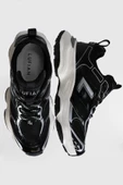 Lufian Jones Erkek Deri Sneaker Ayakkabı Siyah - 5