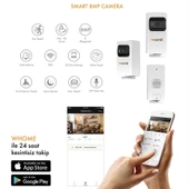 Ayt Whome Yapay Zeka Destekli 8 Mp Gece Görüşlü Wifi Kamera 32 Gb Kart Destekli İp Kamera - 6