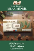 Fibril  Sedir Ağacı Kokulu Islak Mendil l3x90 Lı Paket 270 Yaprak Doğal Esans , Geri Dönüştürülebilir Kumaş thumbnail 1