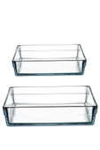 Paşabahçe 159129 Borcam Premium Kare Tepsi 2'li Set - 1
