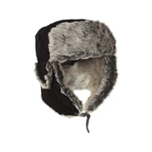 Sturm Kürklü Pilot Sapka SİYAH - 2