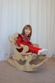 Kız Çocuk Kırmızı Ekose Yakalı Çıtçıt Detaylı Yılbaşı Tulum Salopet TLM-0058 - 6