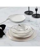 Karaca Streamline Eclipse Platin 24 Parça 6 Kişilik Yemek Takımı - 1