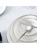 Karaca Streamline Eclipse Platin 24 Parça 6 Kişilik Yemek Takımı - 2