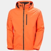HELLY HANSEN CREW HOODED JACKET 2.0 KAPÜŞONLU TURUNCU ERKEK - 5