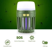 NATUREHİKE SİVRİSİNEK KOVUCULU KAMP LAMBASI YEŞİL - 2