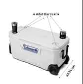 COLEMAN EXTREME 100 QT 94.6 LİTRE BUZLUK BEYAZ - 5