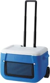 Coleman Poly-Lite Wheeled Mesh 50 QT Tekerlekli Soğutucu Buzluk 47.3 Lt - 1