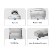 NATUREHİKE P400 -18 DERECE GRİ UYKU TULUMU - 3