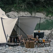 NATUREHİKE Ranch 4 Kişilik Piramit Lüks Kamp Çadırı - 4