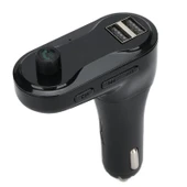 Ayt HL-19685 Fm Transmitter Usb Sd Kar Bluetooth Oto Araç Müzik Telefon Aktarma Aparatı - 4