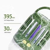 NATUREHİKE SİVRİSİNEK KOVUCULU KAMP LAMBASI YEŞİL - 4