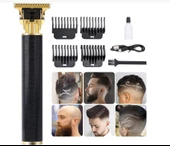 Şarj Edilebilir Saç Sakal Ense Çizim Tüm Vücut Tüyü Lazer Öncesi Tıraş Makinesi SİYAH - 1