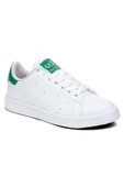Celira Bls Beyaz Yeşil Bağcıklı Cilt Kadın Spor Ayakkabı thumbnail 2