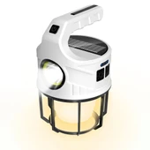 Ayt Powermaster Solar Güneş Enerjili Şarjlı Kamp Lambası Aydınlatma Fener Işıldak - 1