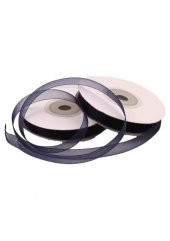Organze Lacivert Renkli Kurdele 10mm. - 1