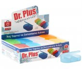 Dr Plus Mini 3Lü Günlük İlaç Taşıma Kutusu Tek Adet - Mavi - 1
