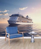 Okyanus ve Gemi Manzaralı Duvar Kağıdı thumbnail 5
