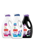 Omo Renkliler + Beyazlar ve Renkliler + Siyahlar için Sıvı Çamaşır Deterjanı 3 x 1690 ML - 1
