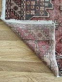 95x314 cm Yumuşak Renkli El Dokuma Eski Türk Yün Yolluk - 5