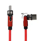 Powermaster PM-25904 3 İn 1 Kırmızı Çok Amaçlı Taşınabilir Şarj Kablosu - 5