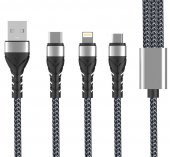 Bax 3 in 1 Usb Kablo 1.2M - 1