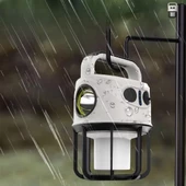 Powermaster CH-22025 Çift Işıklı Kamp Lambası El Feneri Powerbank Özellikli (Gün Işığı - Beyaz) - 3