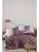 Clasy %100 Pamuk Ranforce Tek Kişilik Uyku Seti İzgi V1 Kahve - 2