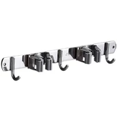 SUNUP SN-26349 ÜÇ KANCALI ÇİFT KLİPSLİ PASPAS-SÜPÜRGE TUTUCU - ASKILIK - 3