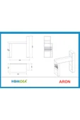 Betroya Aron Çalışma Masası Bilgisayar Masası Ofis Masası - 7
