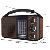 MagicVoice USR11 Analog Portatif Radyo FM-USB-SD/MMC-AUX (88-108 FM Frekans Aralığı) - 9