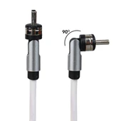 Powermaster PM-25905 Beyaz 3İn1 (Type C- Lightning-Micro Usb) Manyetik Uç Taşınabilir Şarj Kablosu - 5