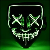 LED Işıklı Yeşil Maske thumbnail 1