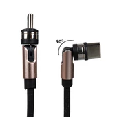 Powermaster PM-25906 Siyah 3İn1  (Type C- Lightning- Micro Usb) Manyetik Uç Taşınabilir Şarj Kablosu - 2