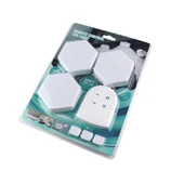 Ayt Powermaster MX-359 Üçlü Altıgen Kumandalı Pilli Dokunmatik Tezgah Altı LED Aydınlatma Lamba Mutfak Dolap İçi - 3