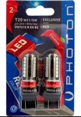 T20 W21/5W KIRMIZI EXCLUSIVE 12V-24V LED (2'LI BLISTER) - 1