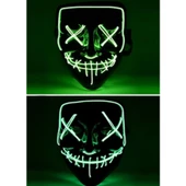 LED Işıklı Yeşil Maske thumbnail 3