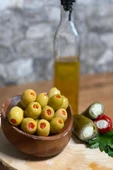 Biberli Yeşil Zeytin 500 Gr. - 1