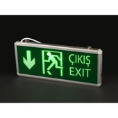 Noas Acil Çıkış 3W Aşağı Çift Yönlü Acil Çıkış Armatürleri Yönlendirme Levhası - 2