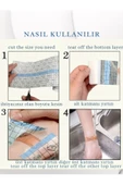 Şeffaf Pu Banyo Ve Dövme SEZERYAN Bandı Tıbbi Su Geçirmez Rulo Flaster Yara Örtusu 10cmx10m - 3