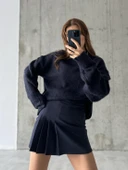 Lacivert Marka Model Yumoş Triko Kazak - 5