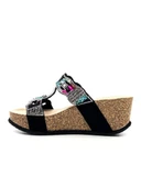 Guja 25Y101 Kadın Taşlı Comfort Dolgu Topuk Terlik - 4