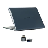 Huawei Matebook 14 Kılıf (2024 Yılı) ile Uyumlu Kristal Parlak iz Yapmaz Koruyucu Kılıf - 2