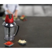 Tefal MB4705 MasterChop Powelix Maxi 4 Bıçaklı Rondo ve Doğrayıcı 500 W Kırmızı - 5