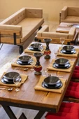 NT Concept Masif Ağaç Yemek Masası - 8