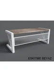 NT Concept Ntconcept Doğal Ahşap Ofis Ve Çalışma Masası-85cm-260cm-renk Seçenekli - 2