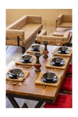 NT Concept Ntconcept Masif Ağaç Yemek Masası - 85cm-200cm Masa - 8