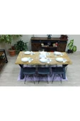 NT Concept Doğal Ağaç Yemek Masası - (85cm-150cm Masa) - 3