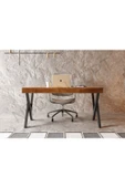 NT Concept Lidya Ntconcept Masif Ağaç Ofis Ve Çalışma Masası(75cm-120cm) - 1