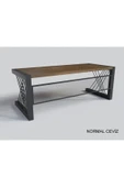 NT Concept Ntconcept Doğal Ahşap Ofis Ve Çalışma Masası-85cm-220cm-renk Seçenekli - 5